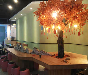 天河区餐厅蜜桃一区二区精品完工实景图来啦！